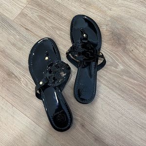Black Tory Burch Miller Sandals
